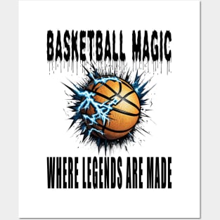 Basketball Magic: Where Legends Are Made Posters and Art